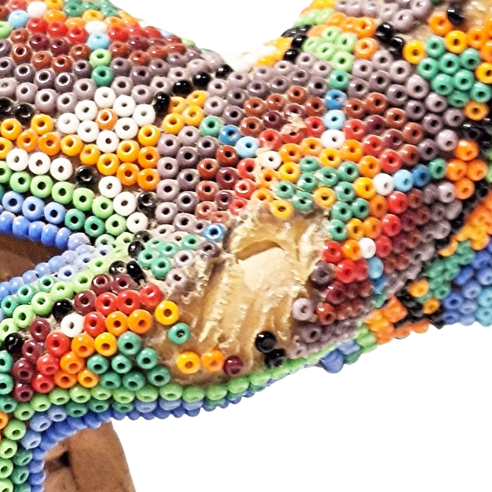 🎉HP🎉Iguana Huichol Native Art Sculpture - Picture 7 of 9